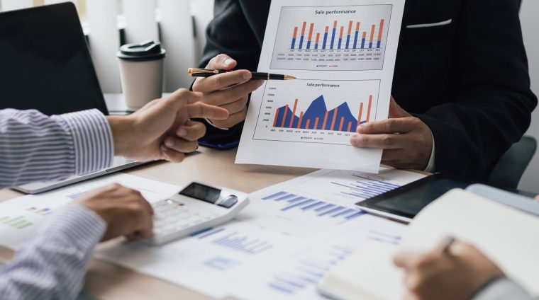 business-meeting-brainstorm-analyze-growth-strat-2023-11-27-05-30-27-utc(1) Business meetings to analyze investment strategies and brainstorm sales plans for a more profitable business.
